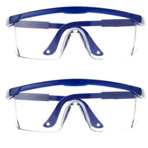 זוג משקפי מגן בטיחותיים לעבודה