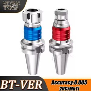 מחזיק כלים BT30 BT40 BT50 VER16 VER20 VER32 VER40 קשיח עם חור מעבר, מתאים לקליפס ERG וצ'אק ER