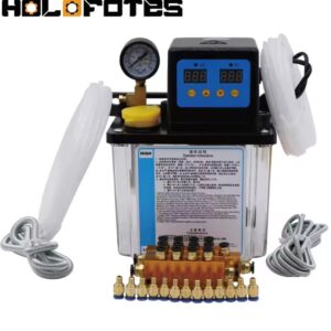 מערכת משאבת שמן CNC 1L 2L ערכת AC220V 4mm 6mm משאבת שמן אלקטרומגנטית אוטומטית לפלט שמן עבור כלי CNC