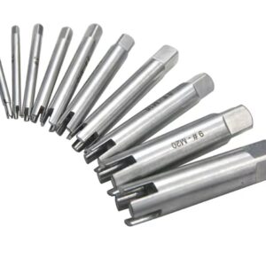 סט 10pc שבור ראש חולץ ברז M4-M22 יד חוט Extractor שבור חוט הקשה דלפק חוט ברז כלי