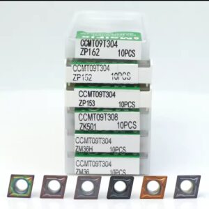 MZG 10 יחידות CCMT060204 CCMT060208 CCMT09T304 CCMT09T308 CCMT120404 CCMT120408 עם הכנסת קרביד ZP152 ZP153 כלי פיצוץ לתורן CCMT