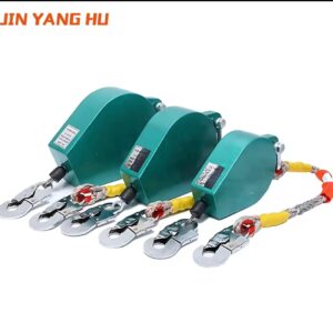 קו חיים מתקפל עצמי 661 פאונד מונע נפילה הגנה מתקפלת מכשיר בטיחות לחיבור חגורת הבטיחות