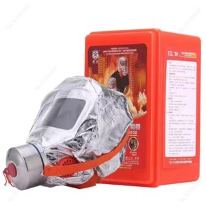 מסיכת בטיחות חירום לבריחה באש 30 דקות מגן נגד עישון מסיכת נשימה נגד אבק פחמן לעבודה בבית