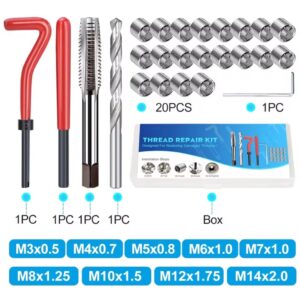 ערכת הליקויל מקצועית לתיקון ושחזור הברגות פגומות