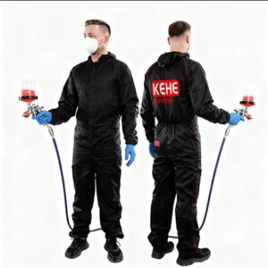 חליפת צביעה ניתנת לשימוש מחדש, מכסה אנטי-כימי נושם עם אנטי-סטטי, ניתן לשטוף לצביעה, ריתוך, תיקון רכב, מעבדה