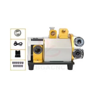 מכונת כרסום, גריסה וחיתוך, חותך כדורי, כלי קידוח, משחיז מקדחי חליל, מטחנה 4500 סיבובים לדקה, ל-2,3 ו-4 להבים, 3-25 מ״מ, 220 וולט