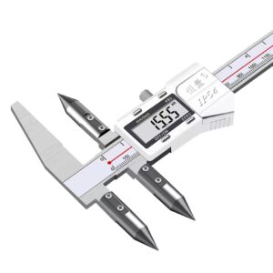 מרחק קצה-מרכז, מרחק מרכז, קליפר דיגיטלי, מרחק חור של חרוט, קליפר מרכזי, מדידת קצה-חור