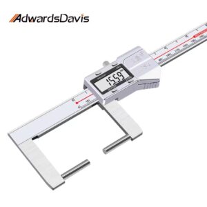 אינץ מטרי מאורך ראש גלילי מגרוב פנימי חריץ קליפר דיגיטלי מדידת גרוב חיצוני