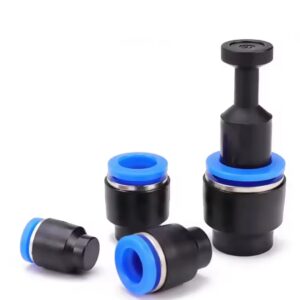 5 יחידות מחבר פנאומטי מהיר פלאג פלסטיק פלאג צינור 4 מ"מ 6 מ"מ 8 מ"מ 10 מ"מ 12 מ"מ מחבר סגירת צינור אוויר PPF