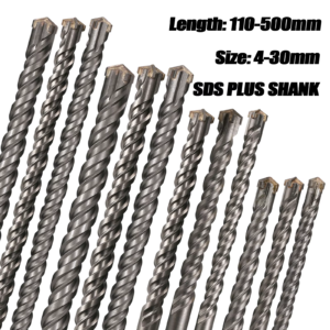 מקדח פטישון SDS Plus מקצועי לבטון וקירות