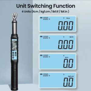 מותג+ "1/2 "3/8 מומנט דיגיטלי ברגים מקצועי מומנט מתכוונן מפתח ברגים נתונים להציל אופניים מכונית אופניים תיקון מומנט מפתח