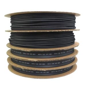 שרוול כיווץ בחום שחור במידות שונות