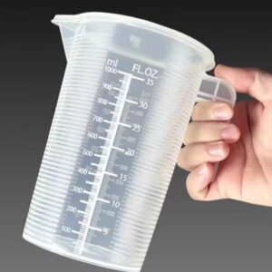 100-5000 מ"ל פלסטיק כוסות מדידה עם מכסה מיכל נוזל בוגר מטבח מיכל נוזלי מכסה אפייה ברורה כלים מדידה
