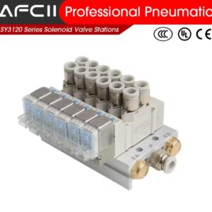 תחנות סעפת מסדרת SMC סוג SY3120 SY3120-5LZD-M5 שילוב שסתום סולנואיד יחיד עם בקרה אלקטרונית