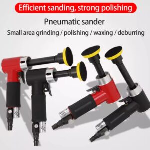 Core 2/3 אינץ ארוך ישר מיני אוויר סנדר רכב לטש מכונת גריסה עם 1/2/3 אינץ דיסקים אוטומטי ליטוש ערכות