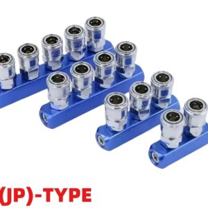 מדחס עגול משאבת SML SMV SMY סוג-C חיבור HEBAI פנאומטית כלי קופלר מנוף מרובה מפצל אוויר גז מפצל