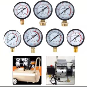 מד לחץ אוויר אוניברסלי לקומפרסור וצנרת