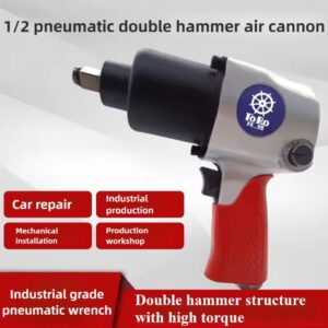 כלי מפתח השפעה 1/2 אינץ' דרגת תעשייה מפתח התקנה מכאנית פנאומטית עם כוח גבוה כלי תיקון לרכב