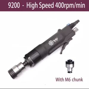 מכונת הברזה פנאומטית TR-9200 למברזים M3–M12, מהירות 400 סל״ד