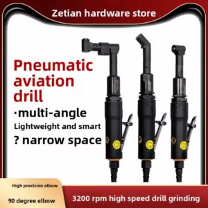 מקדחה אווירת פנאומטית Beidi בזווית של 90 מעלות, מקדחה אווירת בזווית ימין עם ראש קטן Ad090B