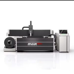 מסור לייזר סיבים גיליון וצינור 3000w עבור מכונת חיתוך צלחת וצינור מפלדת אל-חלד