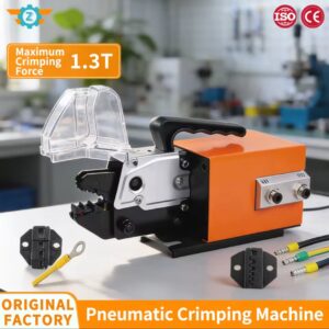 כלי מכונת כריפה ניידת עם 15 יחידות סט מחליפים לכל סוגי הטמינלים של חוטים בגודל 0.25-10mm2