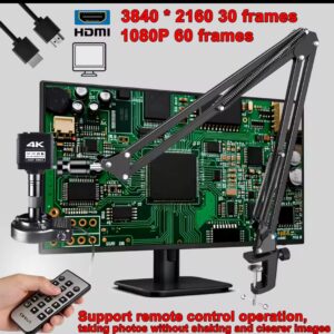 מיקרוסקופ דיגיטלי אלקטרוני 4K להידוק imx678 חיישן אופציונלי מיקרוסקופ להידוק ולתיקון imx415 imx323 PCB