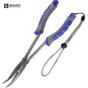 פליירים לדייג עם אף ארוך באורך 29 סנטימטרים, מסיר חוגרים עם רצועת תלייה אנטי-אובדן מפלדת פחמן כלי דיג מים מלוחים