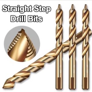 סט מקדחי צעד קובלט M35 מקצועיים למתכת ופלדת אל-חלד