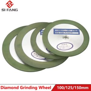 גלגל חיתוך יהלומים כוס חיתוך מעגל 125x32x15mm עבור מסור פלדת טונגסטן כלי חיתוך משחז מטחנה 1 יחידה 150-400 גריט