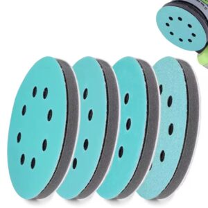 ממשק סנדר אורביטלי בגודל 5 אינץ'/ 125 מילימטר ודיסק שנייה, 4 פדים למשאבת פום ו-8 ניירות שנייה (80/120/240/320), תליית 8 חורים