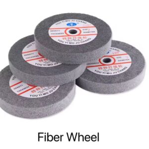 גלגל פוליש מתכת 150*25mm דיסק אברסיבי ניילון סיבים 5P/ 7P/9P אפשרויות #120 #180 #240 #320 לפעולות פוליש