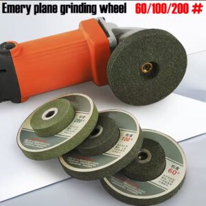 מטוס שחיקה גלגל מתכת אבן ליטוש emery # 60/100/200 מסמרת השחזה כלי מסתובב אביזרים m10 בלוק