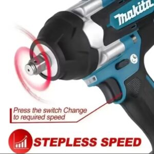 2026 Makita DTW700 מפתח ברגים חשמלי ללא מברשות מומנט גבוה 18V מברג מקדחה אלחוטית נטענת כלים חשמליים נטענים מפתח מומנט