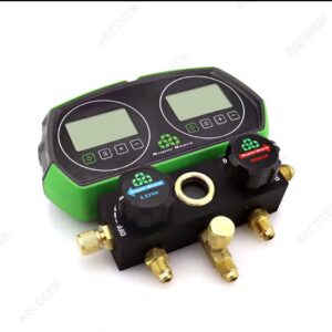 מד מנוף דיגיטלי ST-B268D כלי HVAC, 2 מתגים עם 90+ מסדי נתונים למקררים (R32, R1234yf, R410A, R22, R134A)