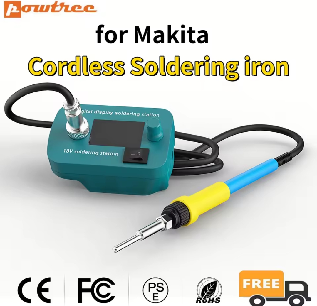 מחשב חשמלי אלחוטי להידוק עבור סוללת Makita 14.4~18V 300 ° C-510 ° כלי תיקונים למקלדת מתכת להתאמת C