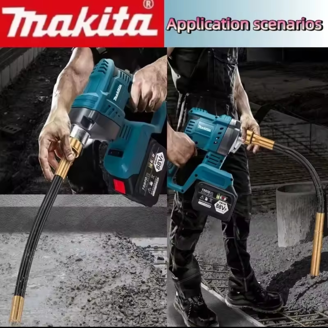 מיקסר בטון חשמלי אלחוטי Makita, מתאים לסוללות 18V ו-20V - Image 4