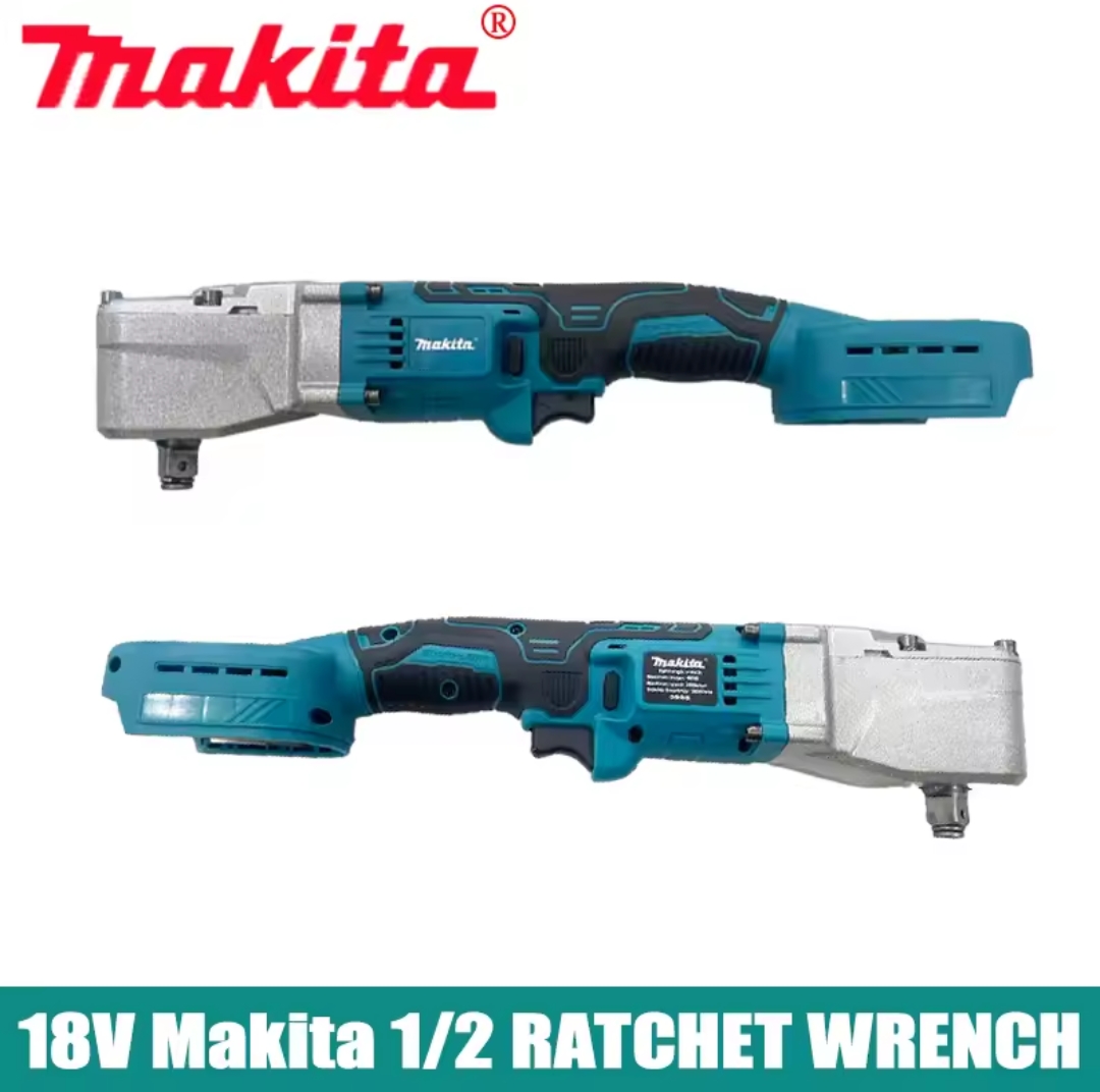 מקיטה מפתח חשמלי בזווית ימין 18V, מפתח ראטשט טרוס בזווית של 90 מעלות, כלי תיקון לרכב עם כוח סיבוב גבוה של ליתיום בקוטר 1/2 אינץ' - Image 5