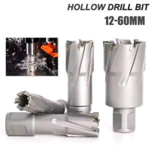 מקדח טבעתי TCT בקוטר 12-60 מ"מ x 35 מ"מ עם חיבור וולדון 3/4 אינץ', מקדח ליבה מסגסוגת קרביד 22 * 35 מ"מ, מסור חור מתכת 60 x 35 מ"מ