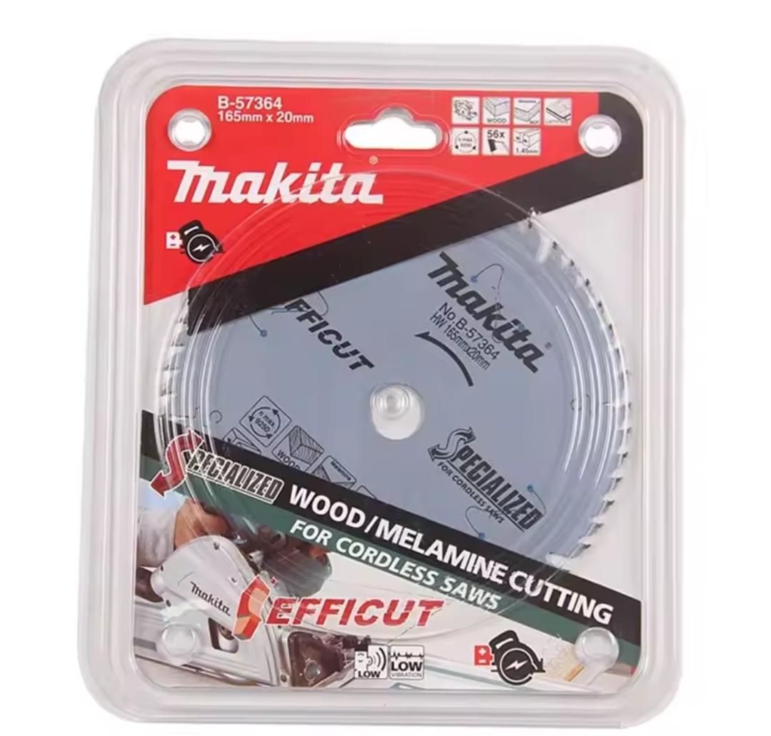 להב מסור מעגלי חשמלי 185mm Makita B-57364 להב קרביד צמנט לחתיכת עץ חלקי כלי עוצמה – תמונה 5