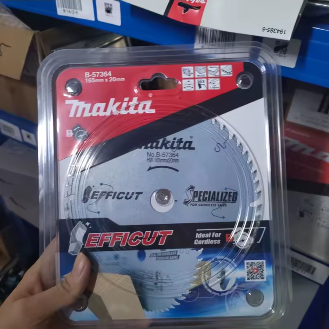 להב מסור מעגלי חשמלי 185mm Makita B-57364 להב קרביד צמנט לחתיכת עץ חלקי כלי עוצמה – תמונה 6