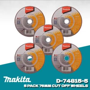 גּלגלי חיתוך עבור MAKITA D-74815-5 פלדת אל-חלד מתכת 5 76mm חבילות להבי חיתוך מעגליים עבור כלי בית DIY DMC300