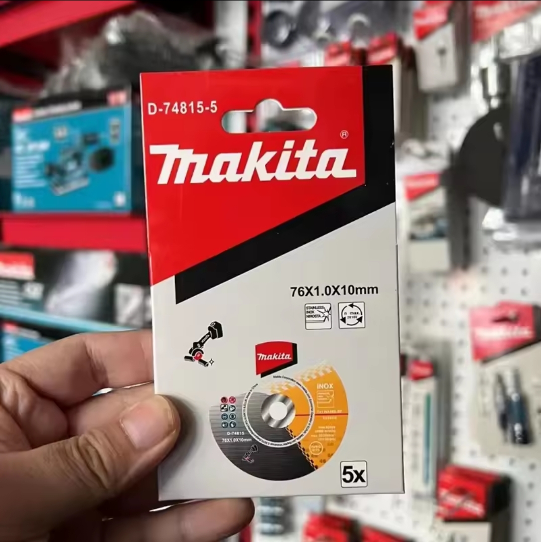 גּלגלי חיתוך עבור MAKITA D-74815-5 פלדת אל-חלד מתכת 5 76mm חבילות להבי חיתוך מעגליים עבור כלי בית DIY DMC300 – תמונה 4