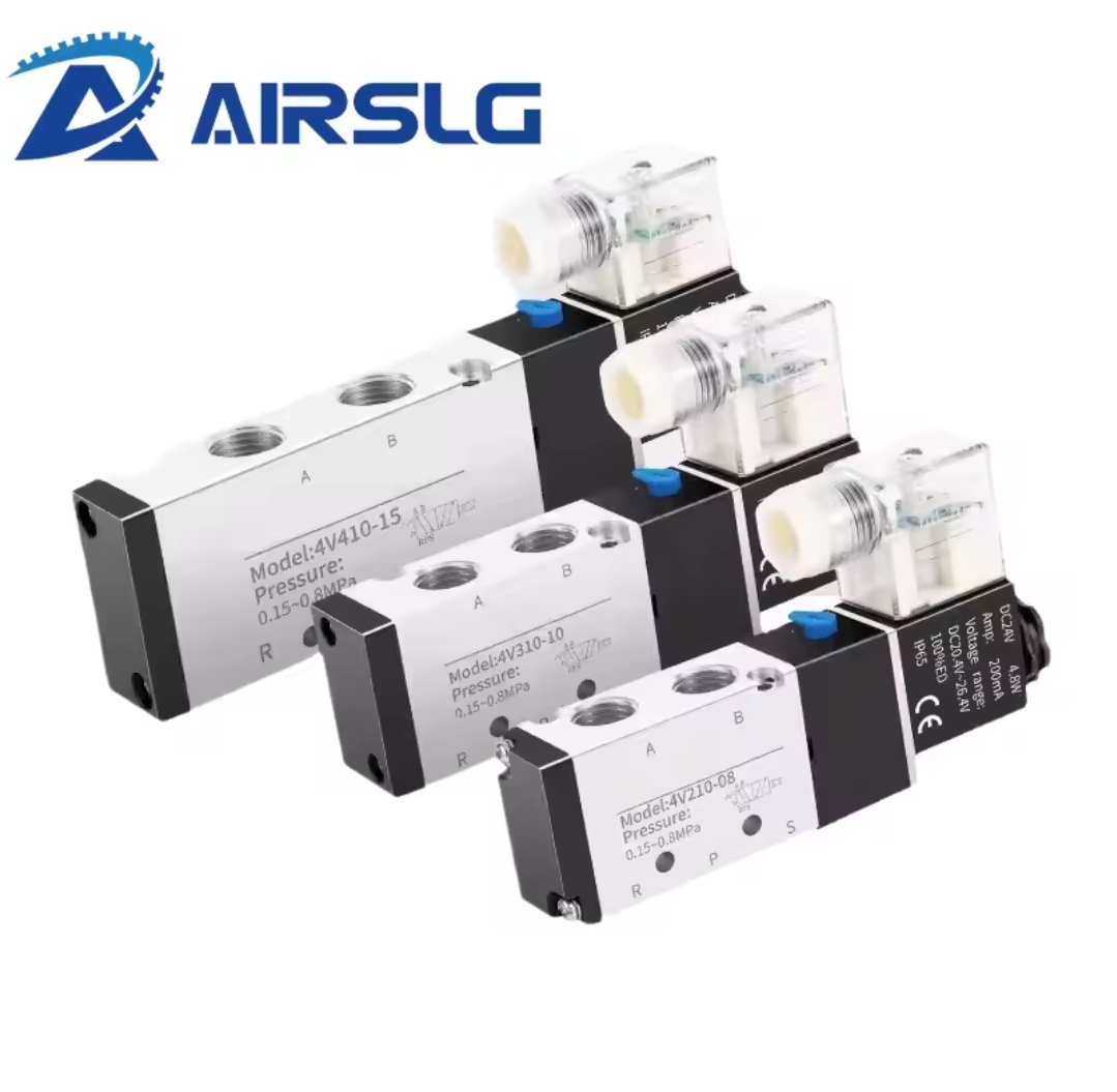 שסתום סולנואיד חשמלי 4 v210 v210-08 4v310-08 4v310-08 4v310-08 4v310-10 4v410-15