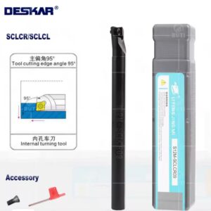 תושבת כלי פנימית SCLCR SCLCL מקורי 100% DESKAR בר בורג עבור S06K S07K S08K S10K S12M S16Q-SCLCR06 הכנסות CCMT