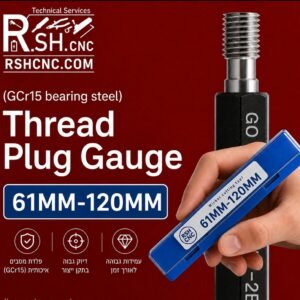 כלי הברגה פנימי מלמטרי H7-H6  GO-NOGO  MM 61-120 MM   תקן האמריקי RSHCNC