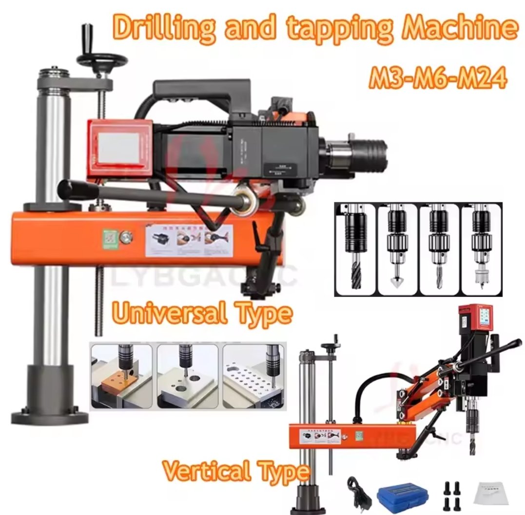 חשמלי tapper 1 ב 2 cnc מכונת קידוח הקשה M3-M6-M24 מנוע עם מכונת הברגה כלי כוח זרוע קל