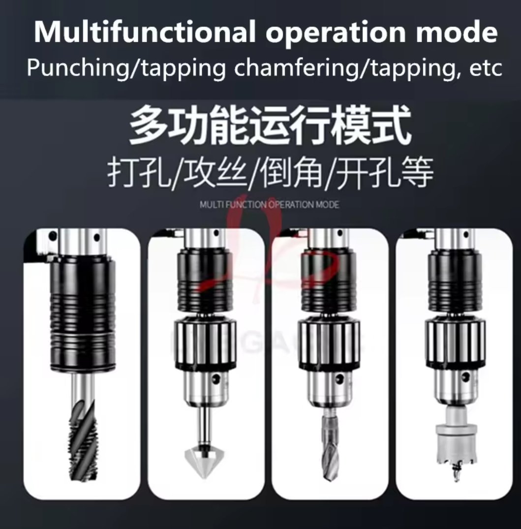 חשמלי tapper 1 ב 2 cnc מכונת קידוח הקשה M3-M6-M24 מנוע עם מכונת הברגה כלי כוח זרוע קל - Зображення 4